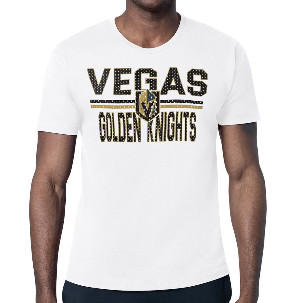 Vegas Golden Knights Starter Mesh Look Team Name T-Shirt White