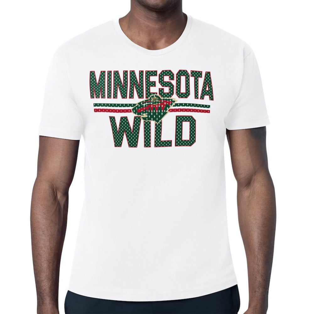 Minnesota Wild - Starter Mesh Look Team Name T-Shirt White