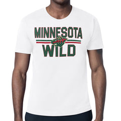 Minnesota Wild - Starter Mesh Look Team Name T-Shirt White