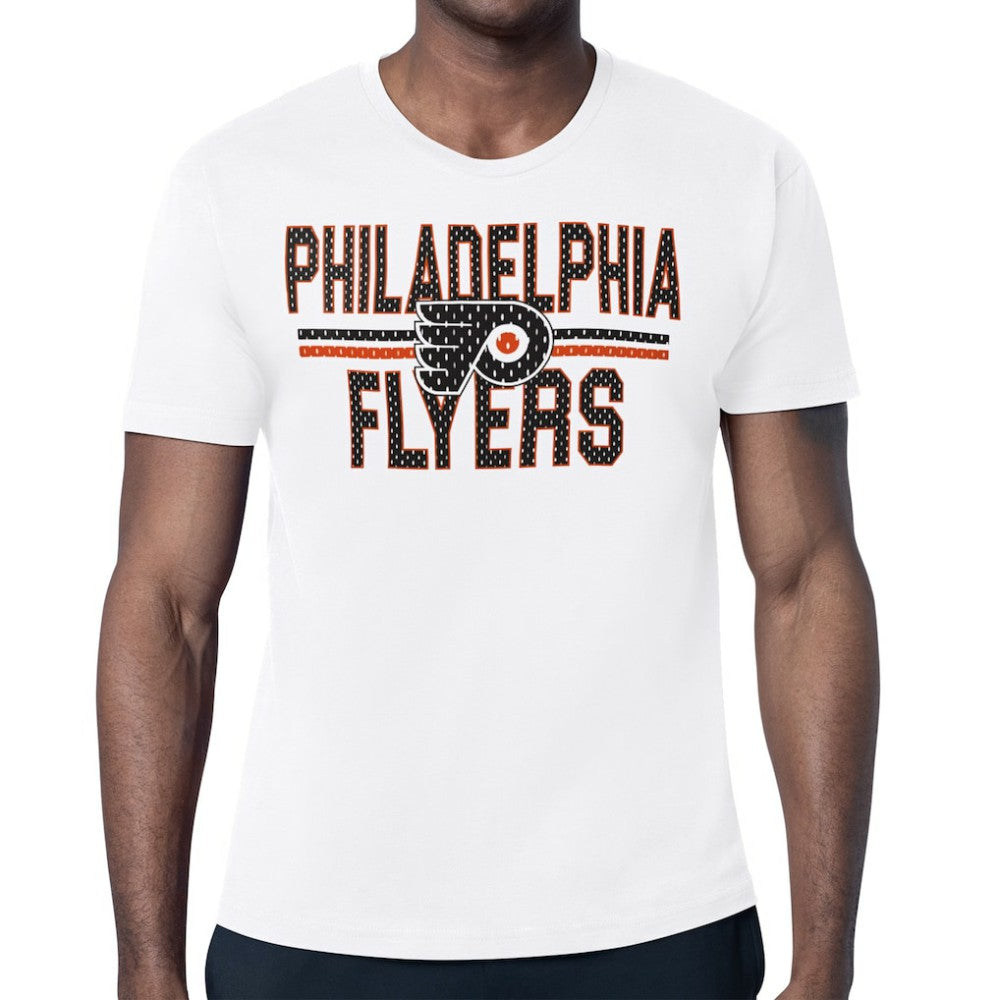 Philadelphia Flyers - Starter Mesh Look Team Name T-Shirt White