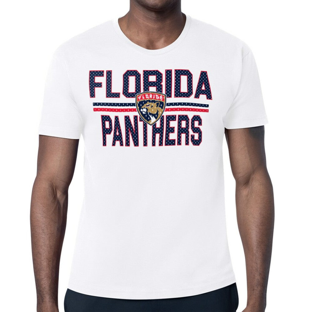 Florida Panthers - Starter Team Wordmark & Logo T-Shirt White