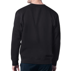 Chicago Blackhawks Starter Mesh Look Team Name Logo Pullover Sweatshirt Black