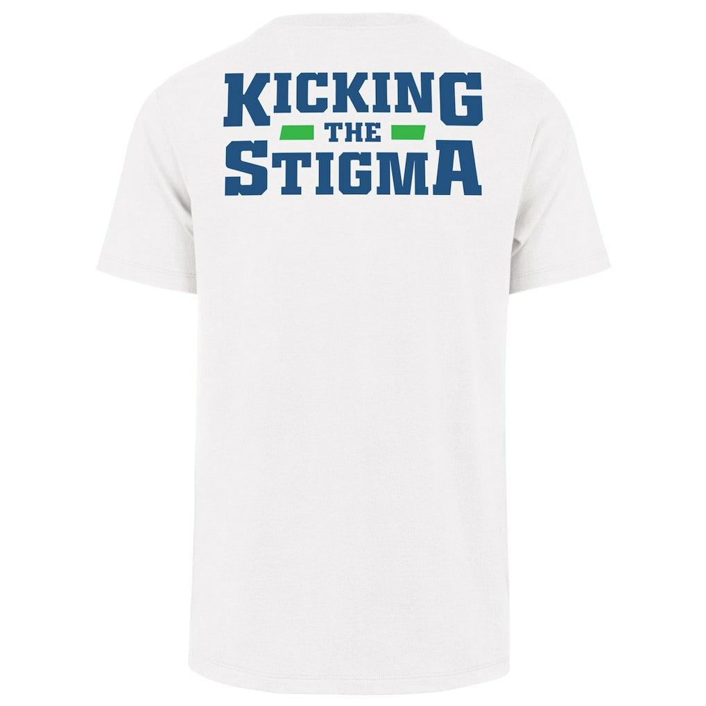 Indianapolis Colts '47 Unisex Mental Health is Health Kicking the Stigma Franklin T-Shirt White - 47 brand