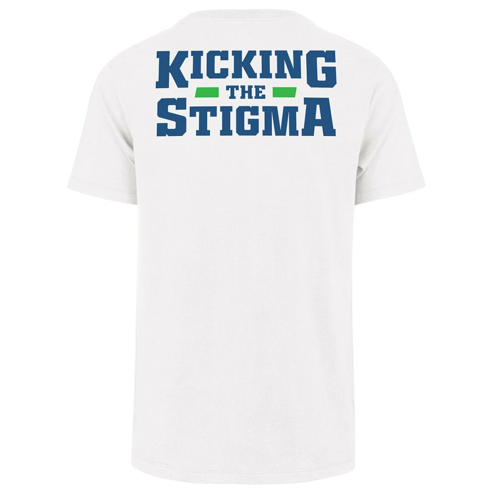 Indianapolis Colts '47 Unisex Mental Health is Health Kicking the Stigma Franklin T-Shirt White - 47 brand