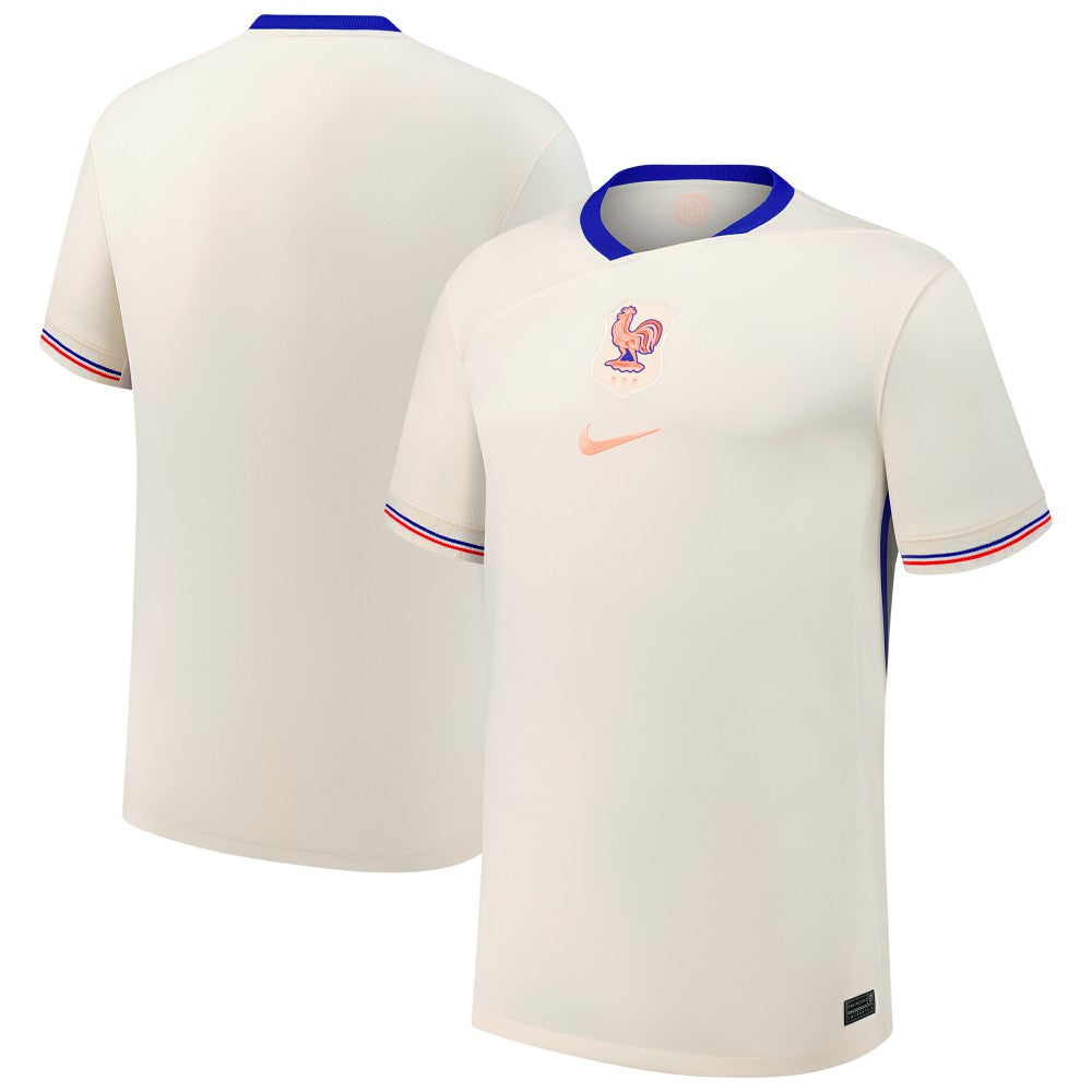 Nike France Women's National Team 2025/26 Away Replica Jerseys - Cream