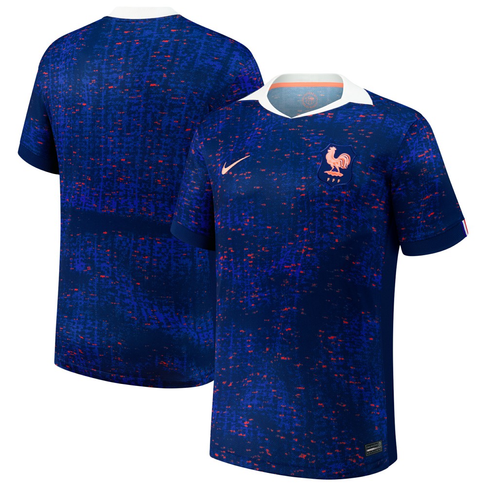 Nike France Women's National Team 2025/26 Home Replica Jerseys - Blue