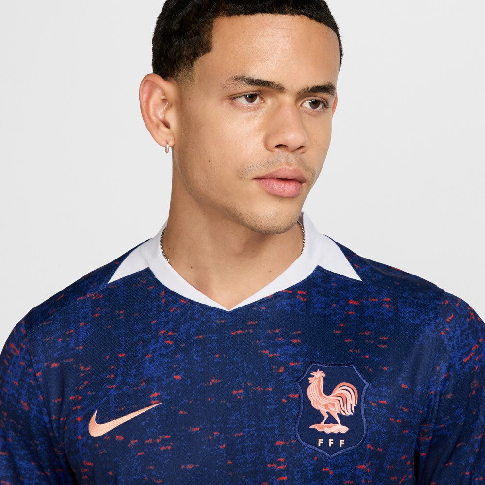 Nike France Women's National Team 2025/26 Home Replica Jerseys - Blue