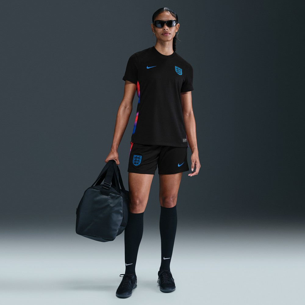 Nike England Women's National Team Women's 2025/26 Away Replica Jerseys - Black