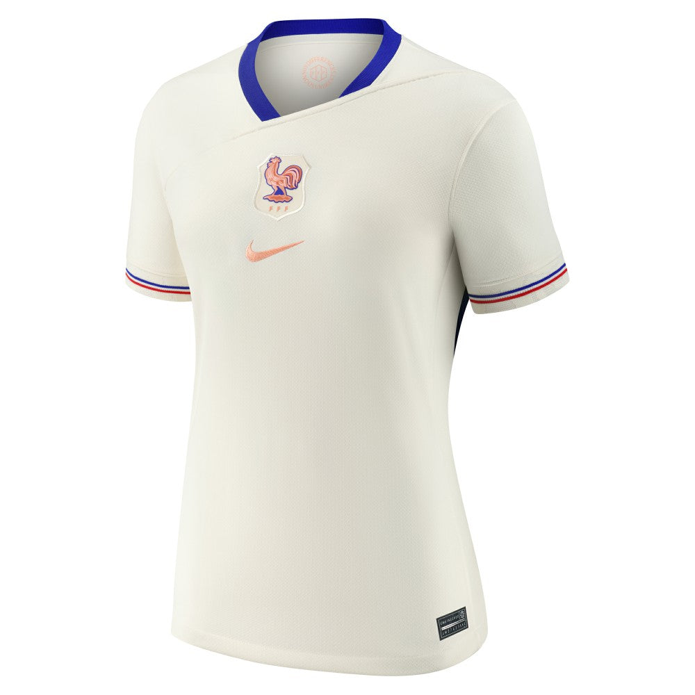 Nike France Women's National Team Women's 2025/26 Away Replica Jerseys - Cream