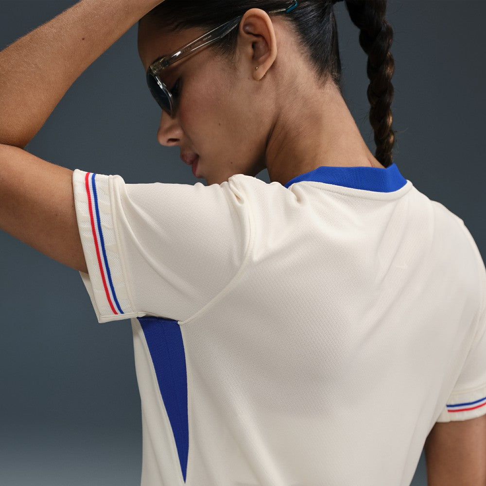 Nike France Women's National Team Women's 2025/26 Away Replica Jerseys - Cream