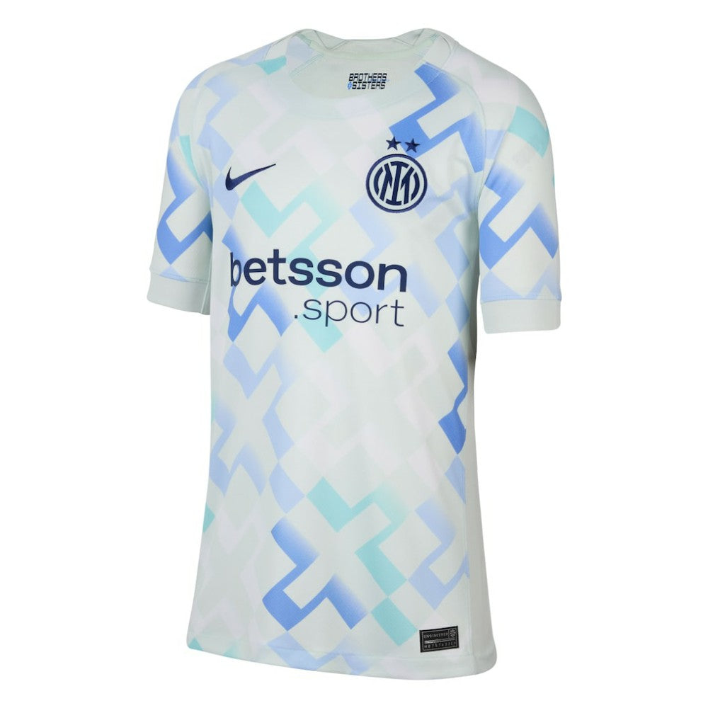 Nike Inter Milan Youth 2025/26 Away Replica Jerseys - Aqua