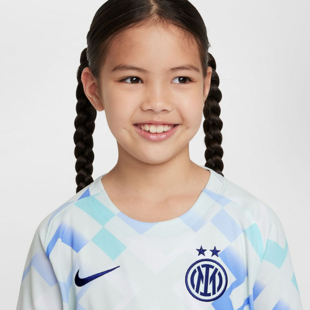 Nike Inter Milan Youth 2025/26 Away Replica Jerseys - Aqua