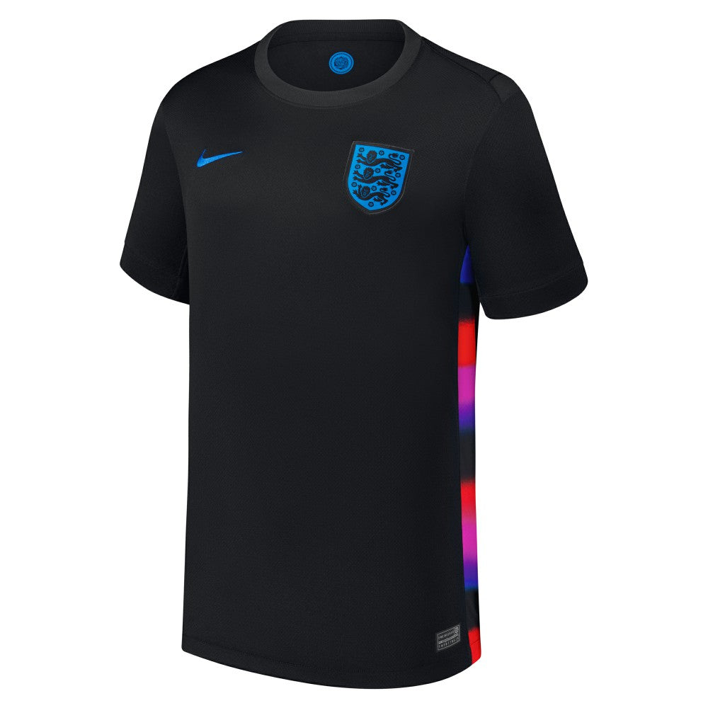 Nike England Women's National Team Youth 2025/26 Away Replica Jerseys - Black