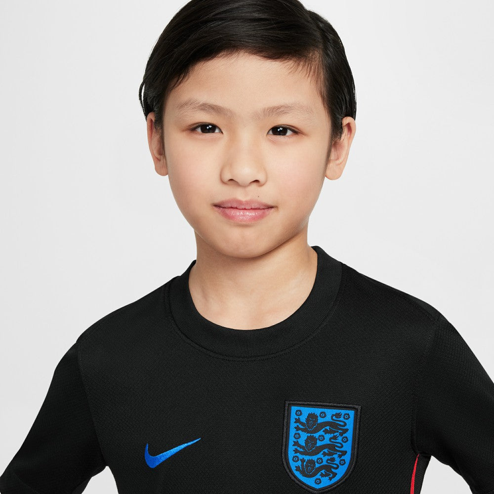 Nike England Women's National Team Youth 2025/26 Away Replica Jerseys - Black