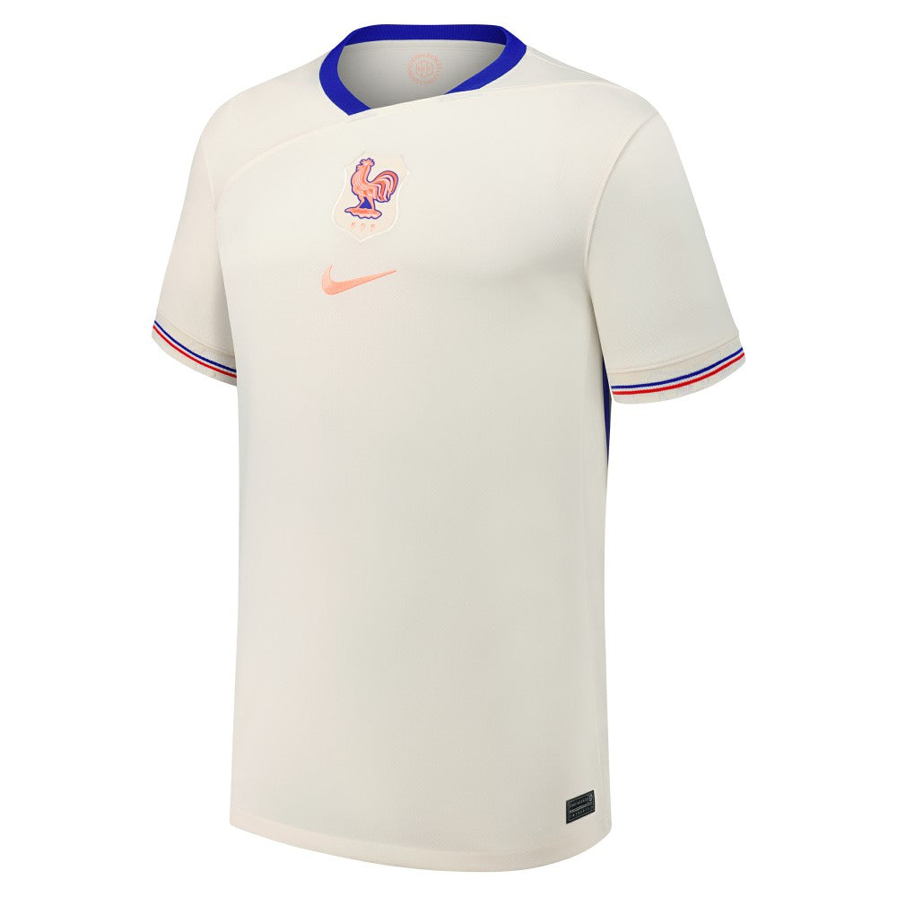Nike France Women's National Team Youth 2025/26 Away Replica Jerseys - Cream