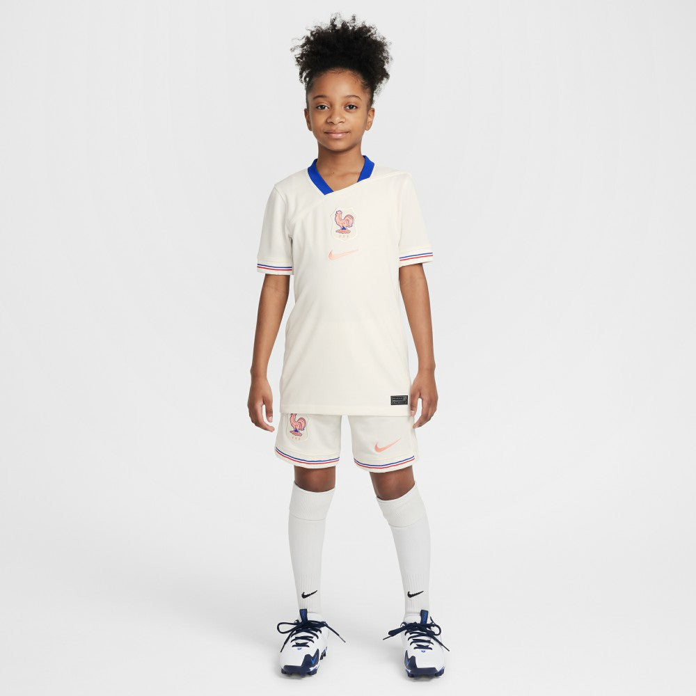 Nike France Women's National Team Youth 2025/26 Away Replica Jerseys - Cream
