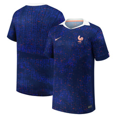 Nike France Women's National Team Youth 2025/26 Home Replica Jerseys - Blue
