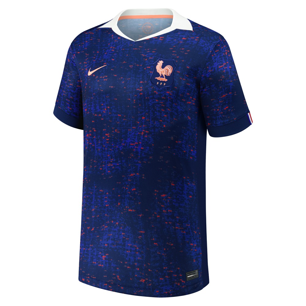Nike France Women's National Team Youth 2025/26 Home Replica Jerseys - Blue