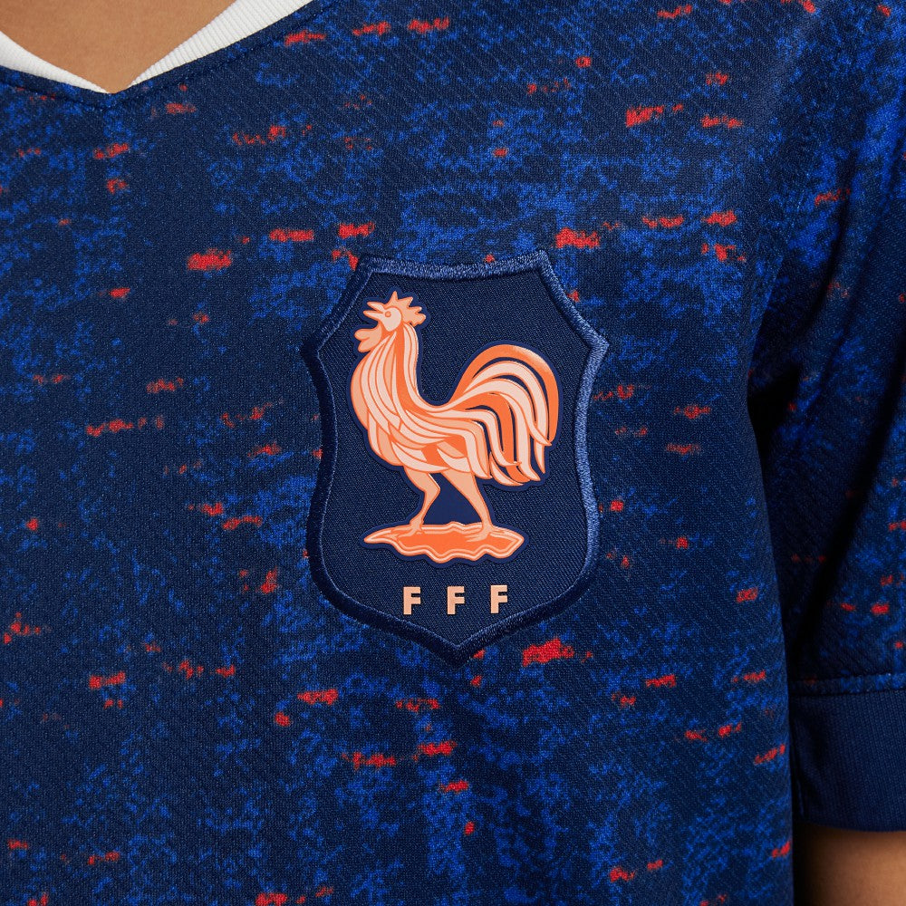 Nike France Women's National Team Youth 2025/26 Home Replica Jerseys - Blue
