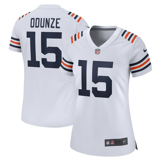 Rome Odunze Chicago Bears Women's Alternate Game Jersey - White | NFL Jerseys