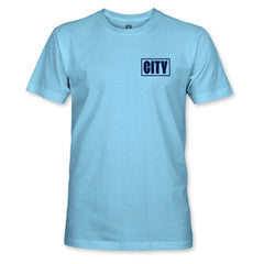 Manchester City 1863FC Duo Tone Stadium T-Shirts - Sky Blue