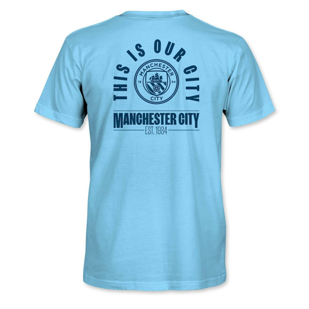 Manchester City 1863FC Our City Arc T-Shirts - Sky Blue