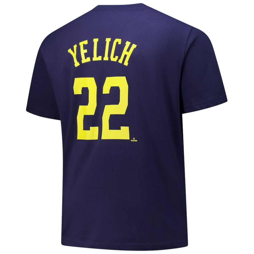 Christian Yelich Milwaukee Brewers Fanatics Big & Tall Name & Number T-Shirt discount