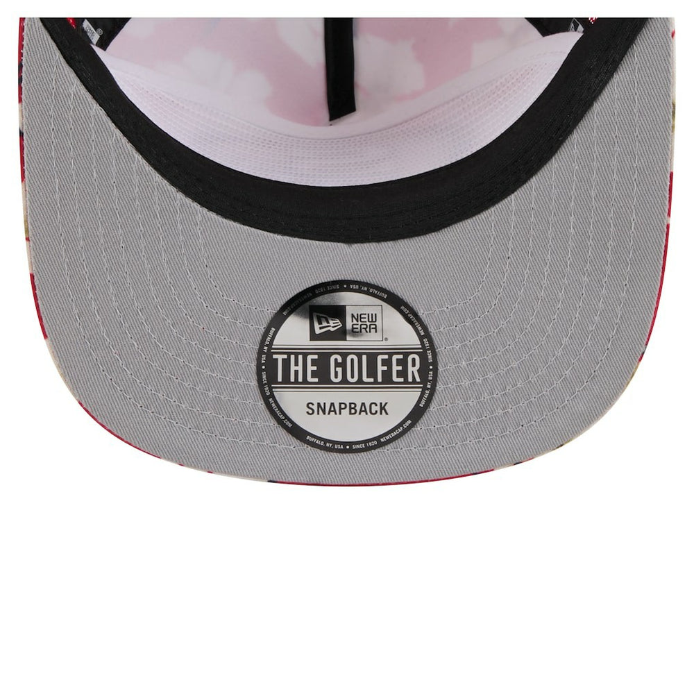 San Francisco 49ers New Era Adventure Pattern Golfer Snapback Hat Scarlet - NFL