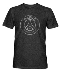 Paris Saint-Germain 1863FC Mono Badge Vintage Tri-Blend T-Shirts - Black