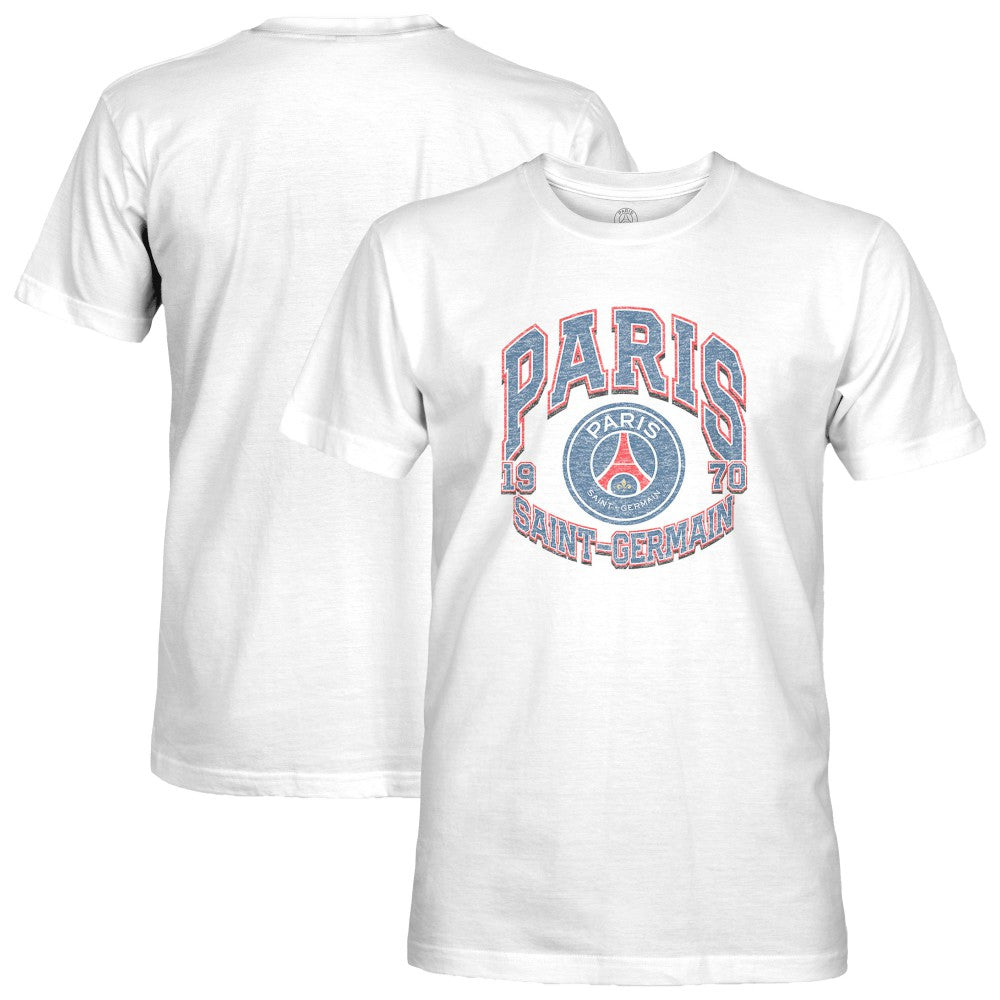 Paris Saint-Germain 1863FC Retro Wordmark T-Shirts - White