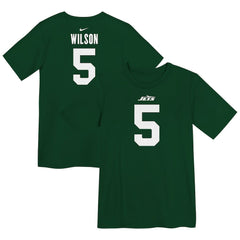 Garrett Wilson New York Jets Preschool Player Name & Number T-Shirt Green - Nike
