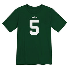 Garrett Wilson New York Jets Preschool Player Name & Number T-Shirt Green - Nike