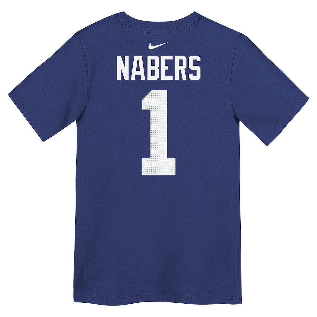 Malik Nabers New York Giants Preschool Name & Number T-Shirt Royal - Nike