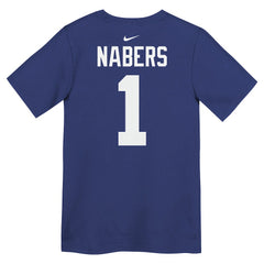 Malik Nabers New York Giants Preschool Name & Number T-Shirt Royal - Nike