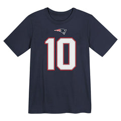 Drake Maye New England Patriots Preschool Player Name & Number T-Shirt Navy - Nike