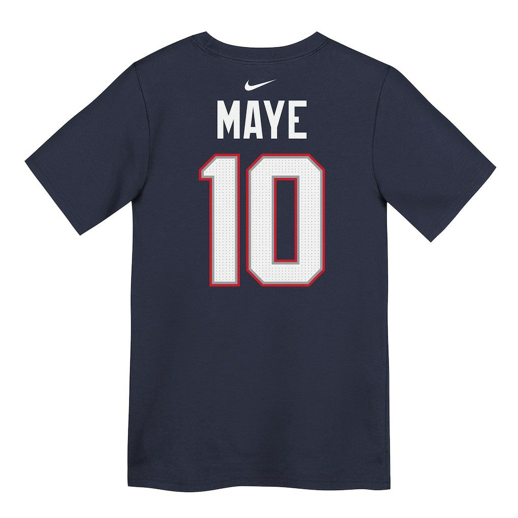 Drake Maye New England Patriots Preschool Player Name & Number T-Shirt Navy - Nike