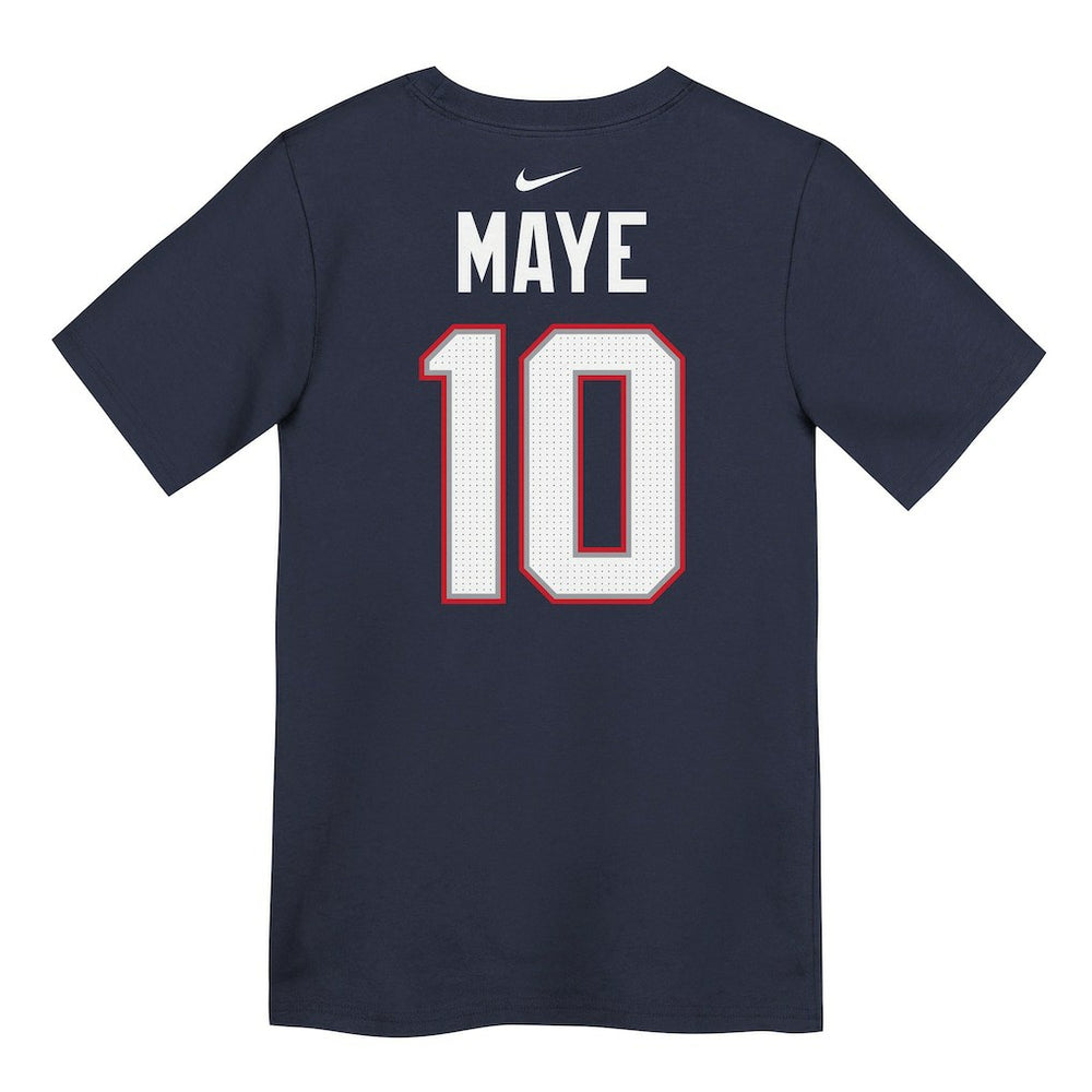 Drake Maye New England Patriots Preschool Player Name & Number T-Shirt Navy - Nike