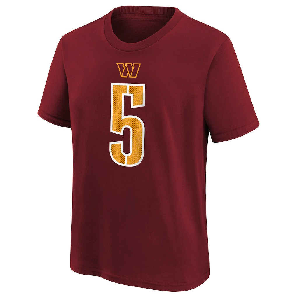 Jayden Daniels Washington Commanders Preschool Player Name & Number T-Shirt Burgundy - Nike
