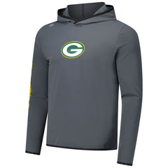 Green Bay Packers Greyson Clothiers Colorado Long Sleeve Hoodie T-Shirt Charcoal - NFL