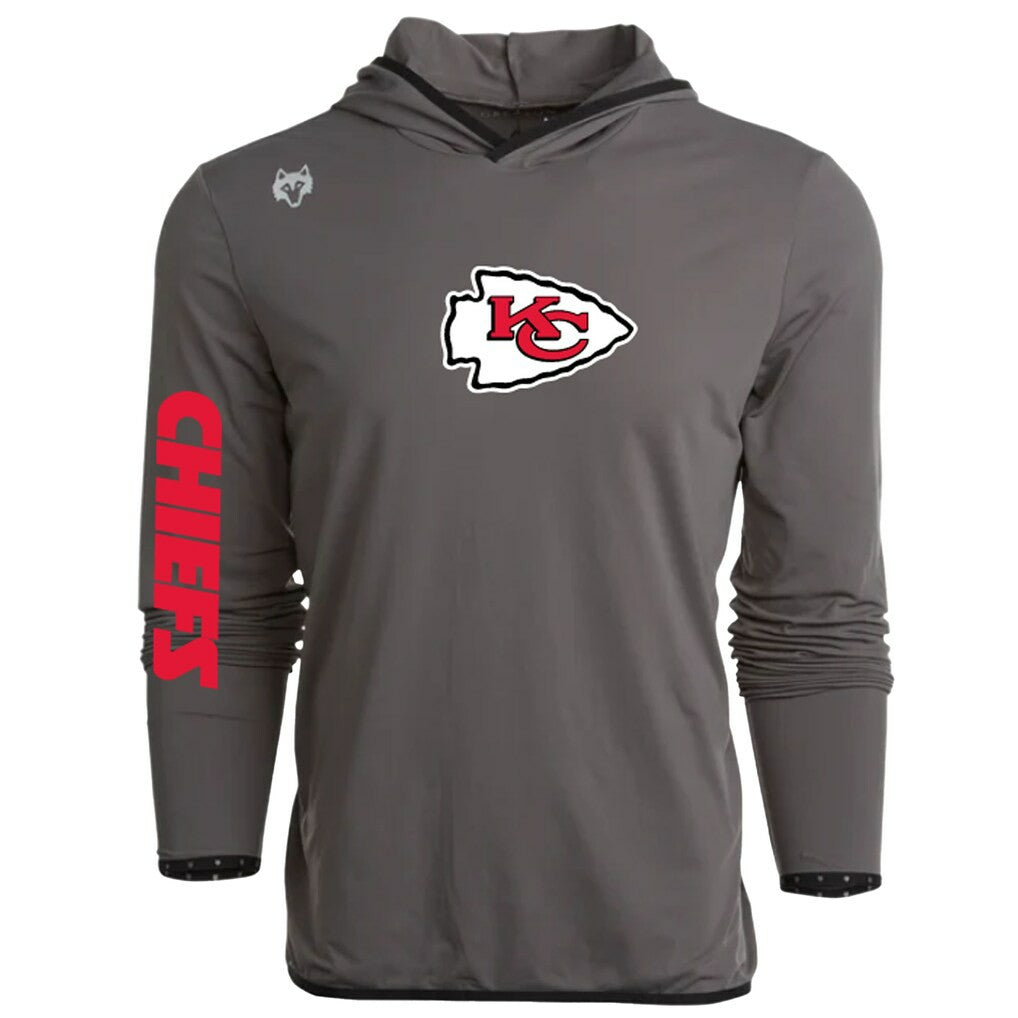 Kansas City Chiefs Greyson Clothiers Colorado Long Sleeve Hoodie T-Shirt Gray - NFL