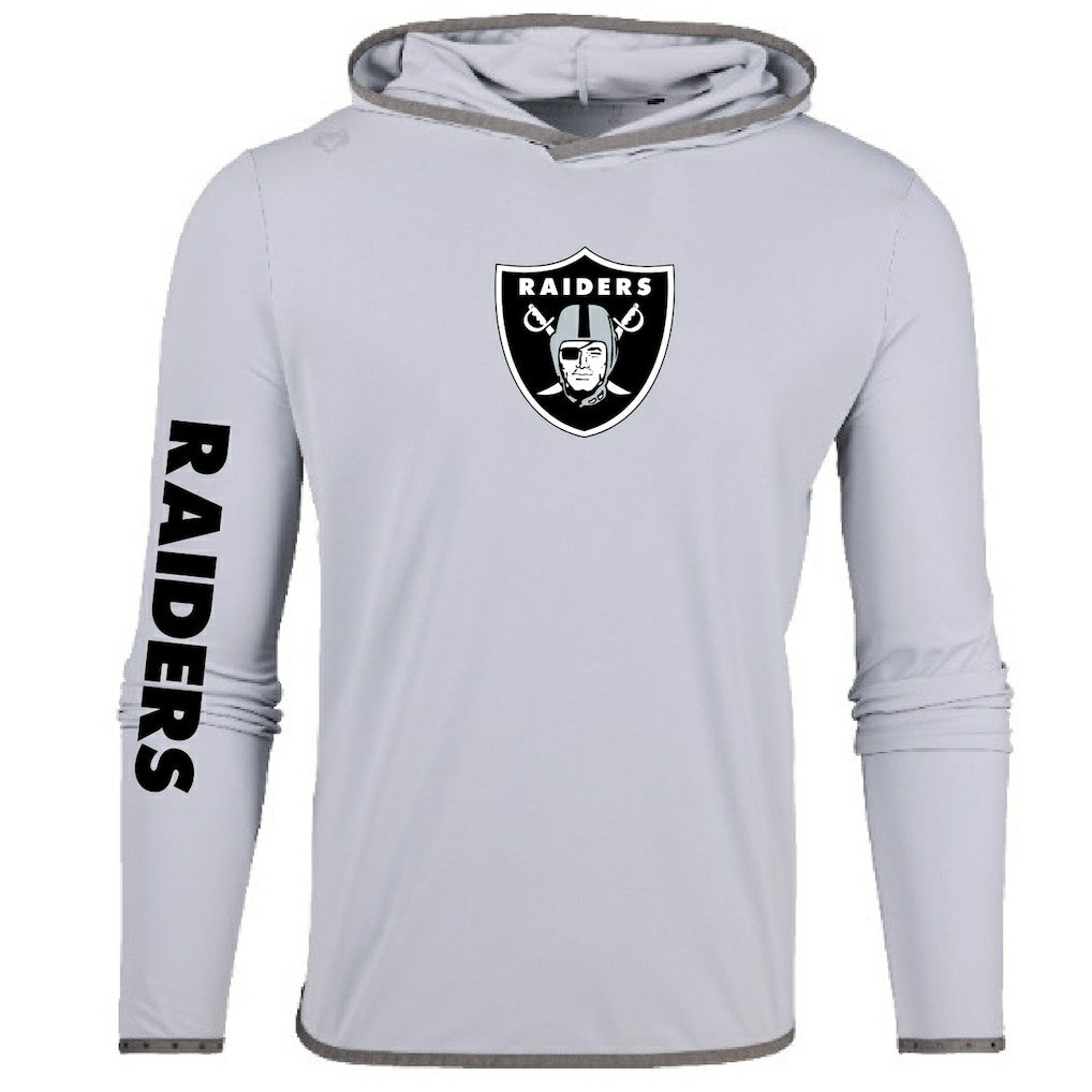 Las Vegas Raiders Greyson Clothiers Colorado Long Sleeve Hoodie T-Shirt Gray - NFL