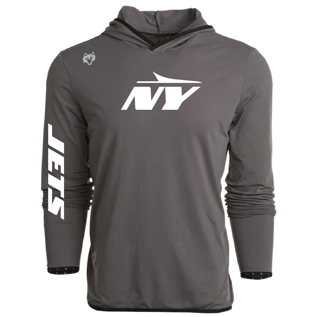 New York Jets Greyson Clothiers Colorado Long Sleeve Hoodie T-Shirt Gray - NFL
