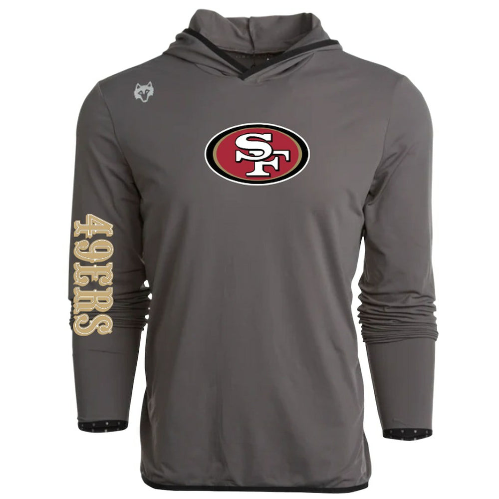 San Francisco 49ers Greyson Clothiers Colorado Long Sleeve Hoodie T-Shirt Gray - NFL