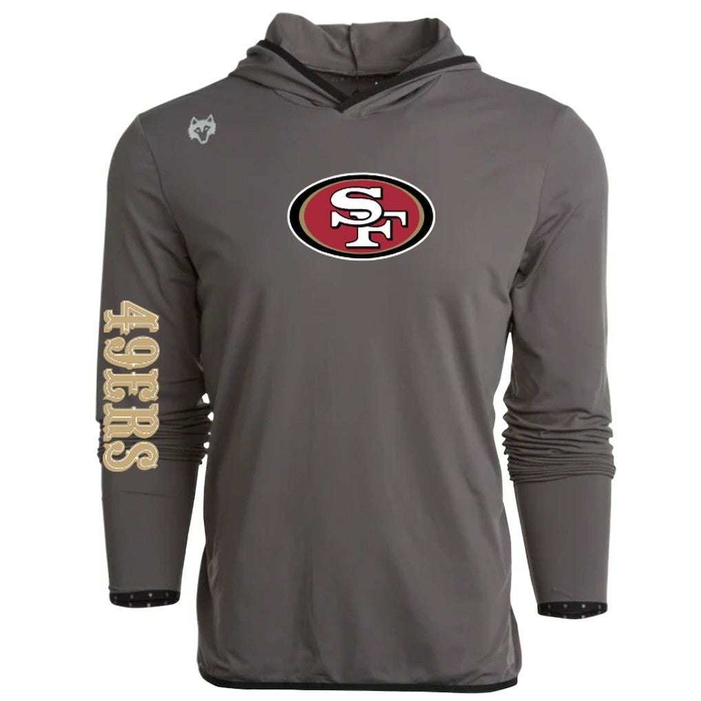 San Francisco 49ers Greyson Clothiers Colorado Long Sleeve Hoodie T-Shirt Gray - NFL