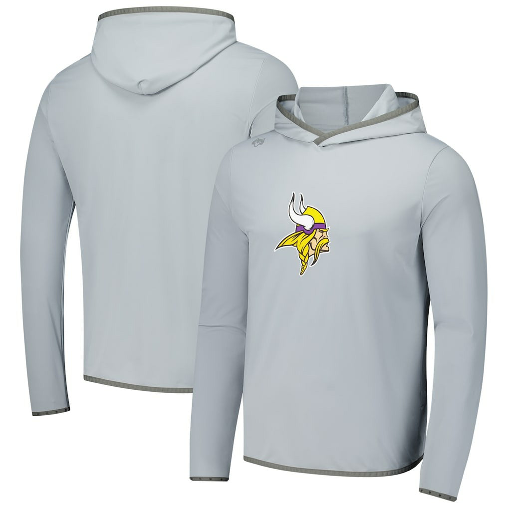 Minnesota Vikings Greyson Clothiers Colorado Long Sleeve Hoodie T-Shirt Gray - NFL