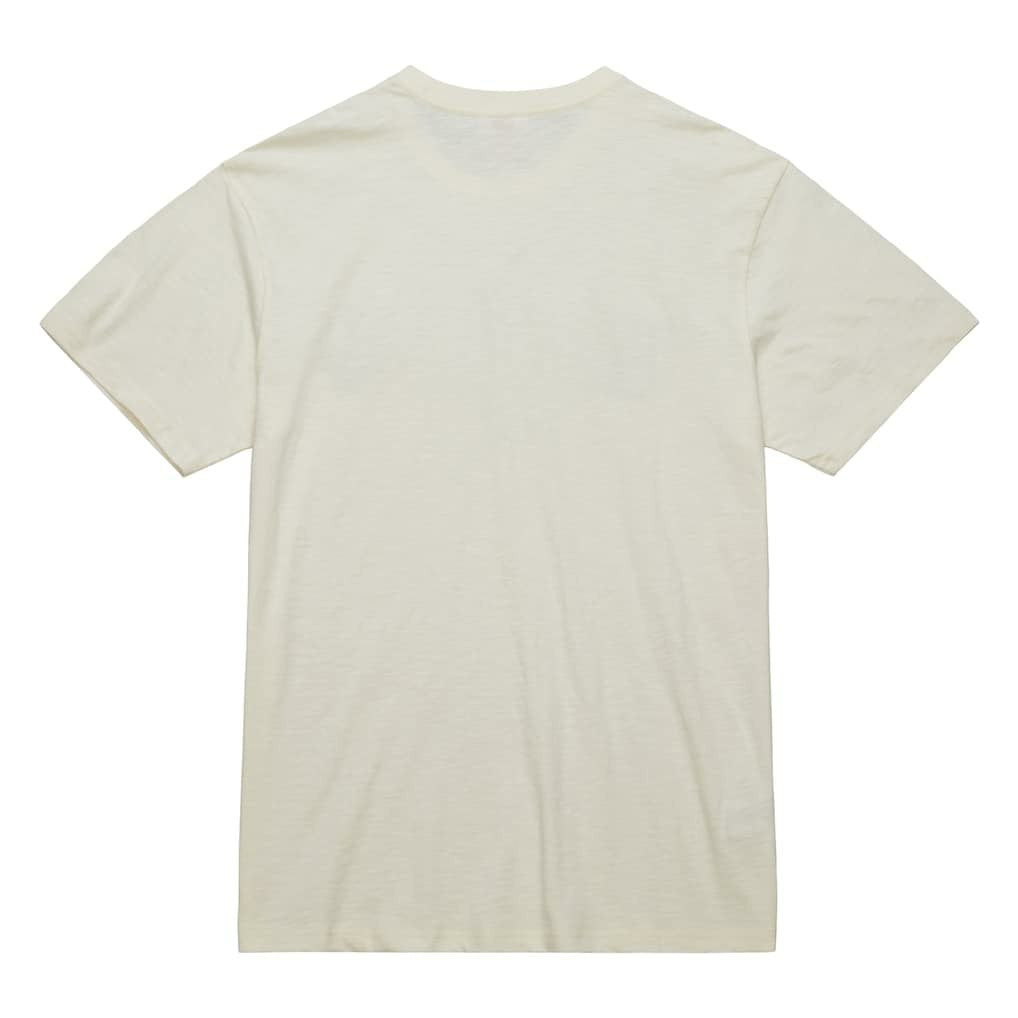 Kansas City Chiefs Vintage Logo Heritage Slub T-Shirt Cream - Mitchell & Ness