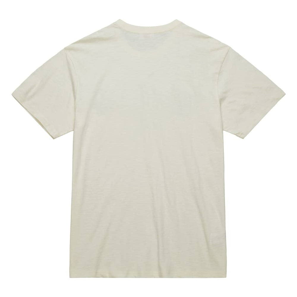 Kansas City Chiefs Vintage Logo Heritage Slub T-Shirt Cream - Mitchell & Ness