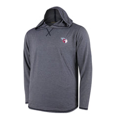 Cleveland Guardians Butter Stripe Tri-Blend Long Sleeve Hoodie T-Shirt - Navy Near Me