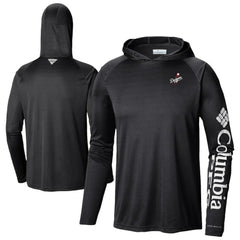 Los Angeles Dodgers Columbia Omni-Wick Terminal Tackle Raglan Long Sleeve Hoodie T-Shirt Lifestyle