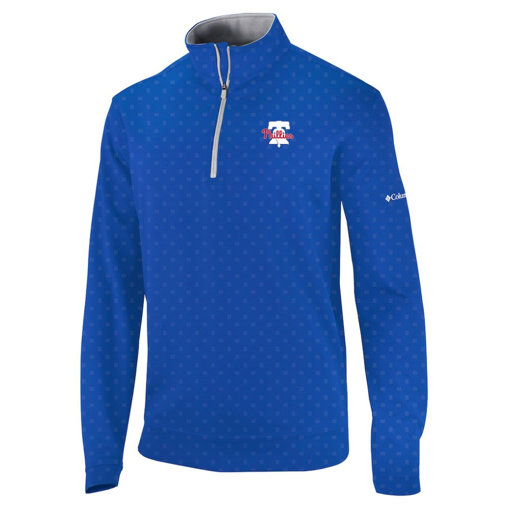 Philadelphia Phillies Columbia Wickham Hills Omni-Wick Quarter-Zip Jacket for sale